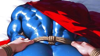 Superhero costume hot ass filled by married guys their sweaty cum
