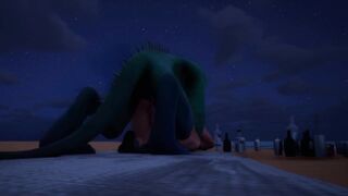 Tiny elf destroyed by double monster cocks