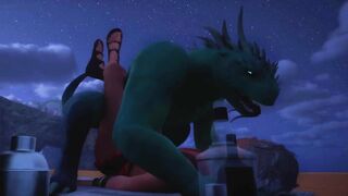 Tiny elf destroyed by double monster cocks