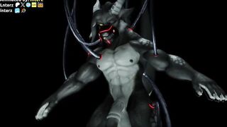 Furry gay muscle growth and dick expansion raw furry animation