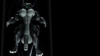 Furry gay muscle growth and dick expansion raw furry animation