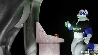 Furry gay muscle growth and dick expansion raw furry animation