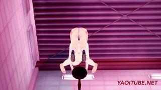 Yoichi rips NekoBoy apart raw creampie fuck destroys tight ass