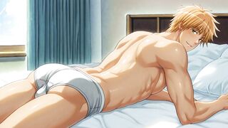 Maid-sama’s Twink Usui Gets Destroyed in Gay Cartoon Creampie