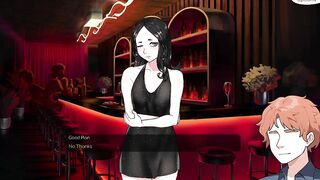 Hazelnut Latte gushes cum on tiny femboy bartender’s dick