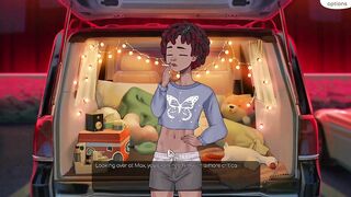 Hazelnut Latte gushes cum on tiny femboy bartender’s dick