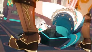 Alhaitham Gets Ripped Creampied Hardcore in Genshin Impact Yaoi