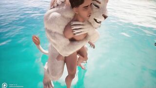 Wildlife Max gets destroyed by Zumon's big cock furry gay anal blowjob