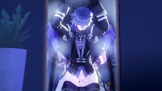 Flins anal ruined by hungry Genshin yaoi