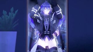 Flins anal ruined by hungry Genshin yaoi