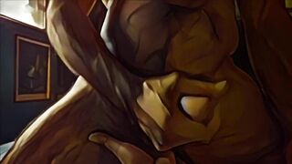 Maverick Men Get Animated with Huge Dicks Breeding Gay Couple