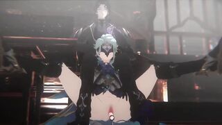 Doctor and Pantalone destroyed Genshin Impact hentai animation
