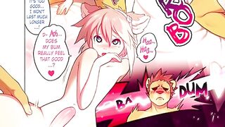 Femboy Furry Blowjob ASMR Gay Dubbed Hentai