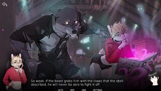 Wolf devours Black Lamb raw hardcore gay hentai furry porn