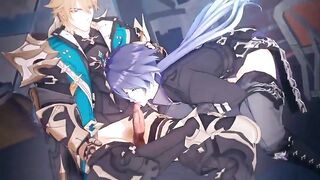 Flins Gets Varka’s Throat Opened Raw Genshin Impact Hentai Blowjob