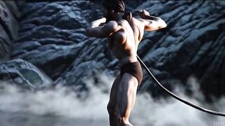 Muscle Daddy’s Huge Cock Reacts to Epimp