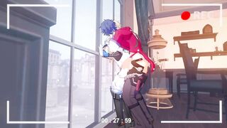 Sampo and Gepard destroyed in raw gay anime r34