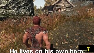 Farmer boy gets his tight ass destroyed in skyrim rough anal
