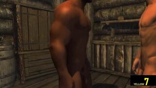 Farmer boy gets his tight ass destroyed in skyrim rough anal