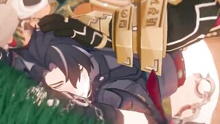 Wriothesley defiled by NPC raw gay animation