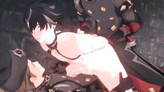 Wriothesley Gets Destroyed in Gay Genshin BDSM Fantasy