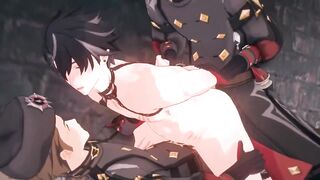 Wriothesley Gets Destroyed in Gay Genshin BDSM Fantasy