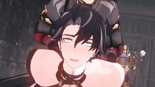 Wriothesley Gets Destroyed in Gay Genshin BDSM Fantasy