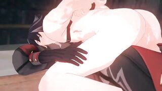 Wriothesley Gets Destroyed in Gay Genshin BDSM Fantasy