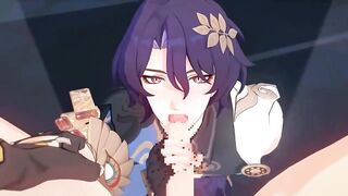 Dr Ratio sucked raw by his gay Honkai Star Rail lover