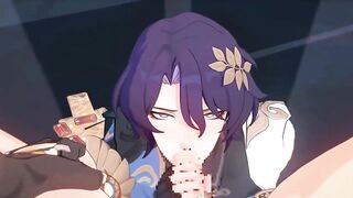 Dr Ratio sucked raw by his gay Honkai Star Rail lover
