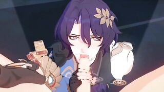 Dr Ratio sucked raw by his gay Honkai Star Rail lover