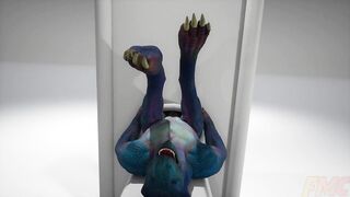 Drakon and Rawn brutal furry yiffing until they’re wrecked in cum