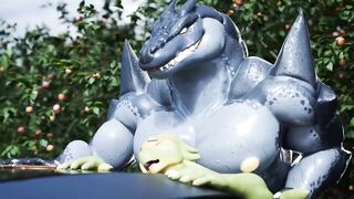 Scalie Gets Gobbled By Oversized Alligator
