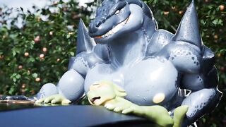 Scalie Gets Gobbled By Oversized Alligator