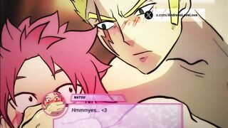 Laxus fucking Natsu raw yaoi anime no mercy bareback hunk plows him raw
