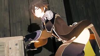 Zhongli Gets Destroyed And Anal Fucked In Genshin Yaoi