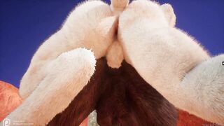 Vaark and Zumon raw furry yaoi gangbang with Max creampie anal
