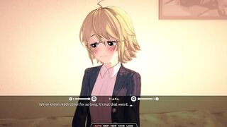 Femboy twink gets brutal public breeding in cartoon hentai game