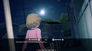Femboy twink gets brutal public breeding in cartoon hentai game
