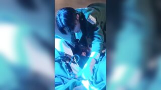 Erwin x Levi raw gay anime kiss leaks cosplay cumshot fetish