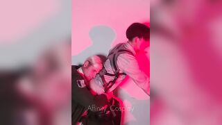 Erwin x Levi raw gay anime kiss leaks cosplay cumshot fetish
