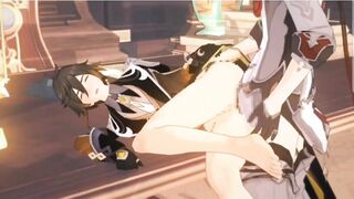 Tartaglia Zhongli Anal Brutal Rough Hentai Yaoi