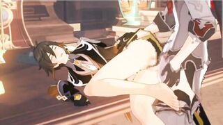 Tartaglia Zhongli Anal Brutal Rough Hentai Yaoi