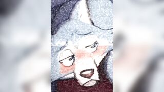 Legoshi ruined his pretty boy mouth gagging on that monster cock