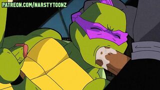 Gangbanged Mutant Ninja Turtle raw gay hentai cartoon ruin