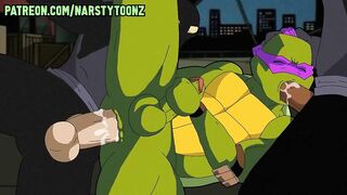 Gangbanged Mutant Ninja Turtle raw gay hentai cartoon ruin