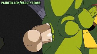 Gangbanged Mutant Ninja Turtle raw gay hentai cartoon ruin