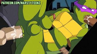 Gangbanged Mutant Ninja Turtle raw gay hentai cartoon ruin