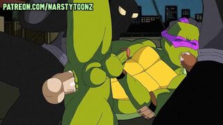 Gangbanged Mutant Ninja Turtle raw gay hentai cartoon ruin