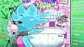 Slime Drips On Slutty Bear Mind Warped In Cyberpunk Brainwash